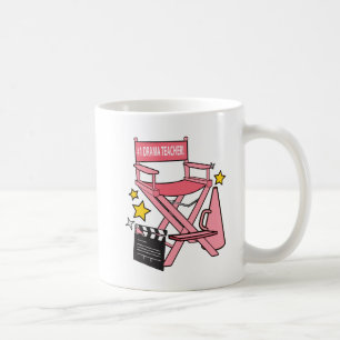 Direktör stol: Numrera en dramalärare Kaffemugg