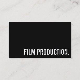 Direktören Clapperboard filmar filmer som Visitkort