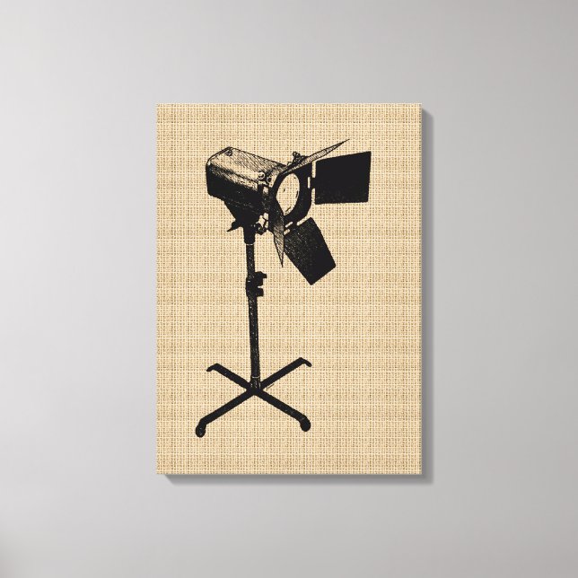 Direktörens lätta arbetsyta canvastryck (Framsida)