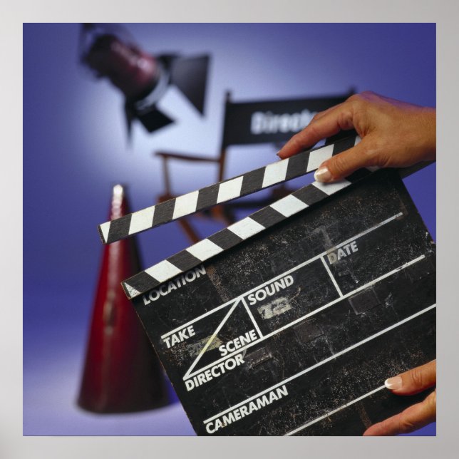 Direktörens Slate Poster (Framsidan)