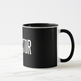 Direktörringermugg 11 uns (den svart upplagan) mugg