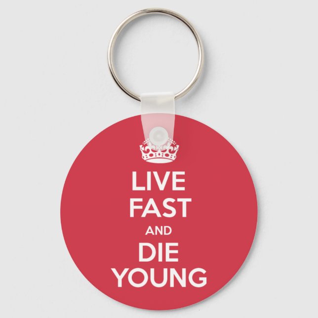 Direktsnabb och Die Young Keychain Nyckelring (Framsida)