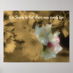 Direktuppspelning av inspirationsoffert för Blomma Poster