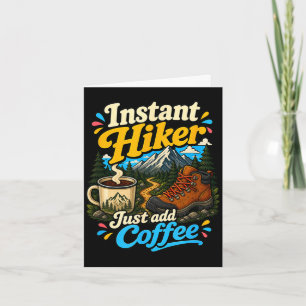 Direktvandrare lägg bara till kaffe rolig vandring kort