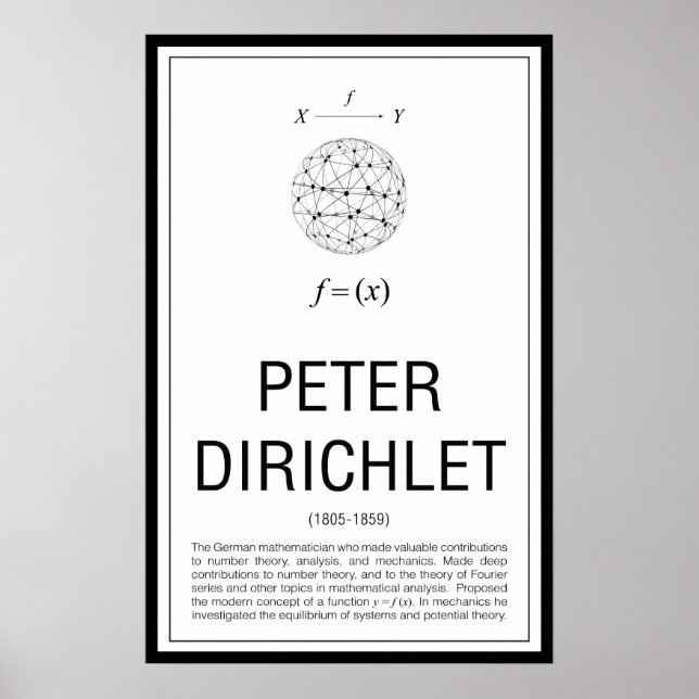 Dirichlet Poster (Framsidan)