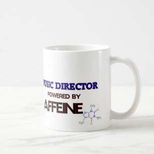 Dirigent som drivas av koffein kaffemugg