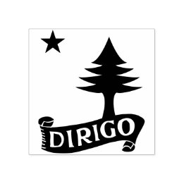 Dirigo / 1901 Maine Flagga Stämpel