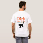 Dirk Gent Holistic detektiv Fläkt T-Shirt<br><div class="desc">Visa upp kärlek för Dirk Gghetes holistiska detektiver med den här fläkt-garantin! Med inspiration från Wendimoors värld, teleporterande kattungar och sammanlänkat kaos, är den här utformningen en must-have för fläkt av Douglas Adams' quirky detektiv universum. En underbar gåva till sci-fi älskare, mystiska nerder, och alla som tro allt är sammankopplade....</div>