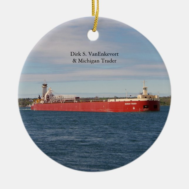 Dirk S. VanEnkevort & Michigan Trader ornament (Framsidan)