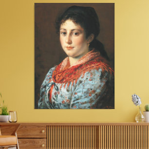 Dirndl Canvastryck