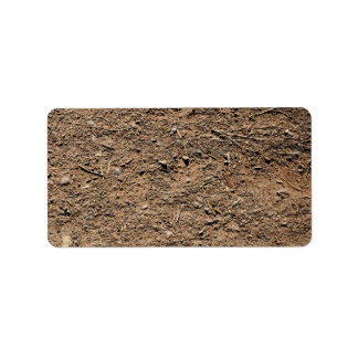 Dirt Background Adressetikett