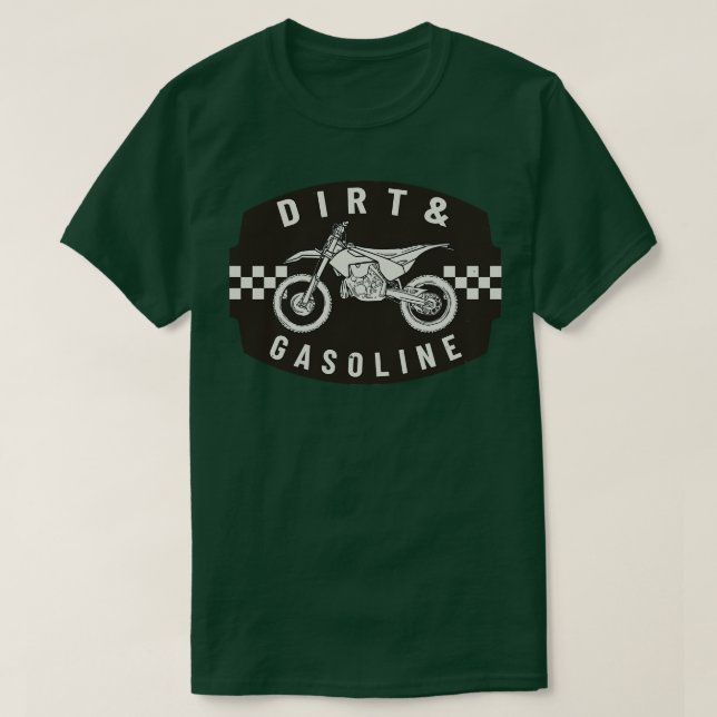 Dirt Benoline Kor Bike Motorsport T Shirt (Design framsida)