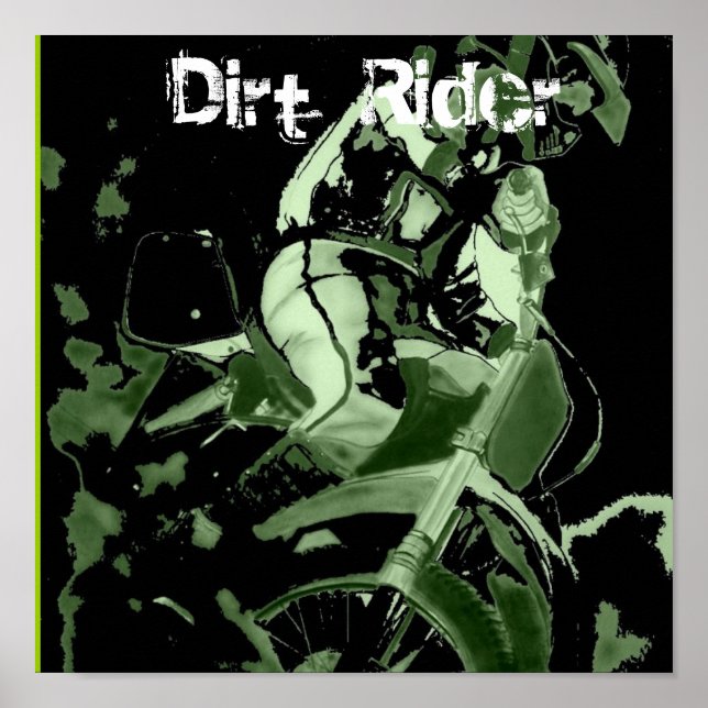 Dirt Bike 1, Dirt Rider Poster (Framsidan)