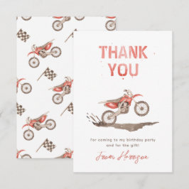 Dirt Bike Birthday - tackkort | Bike Tack