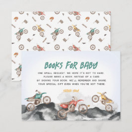 Dirt Bike Bokar Inbjudan till Baby