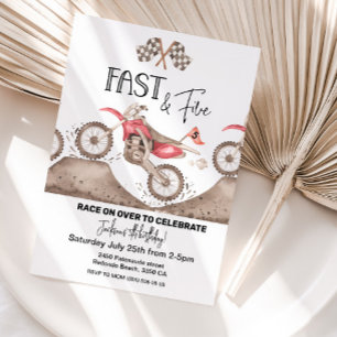 Dirt Bike Fast och Fem inbjudningar