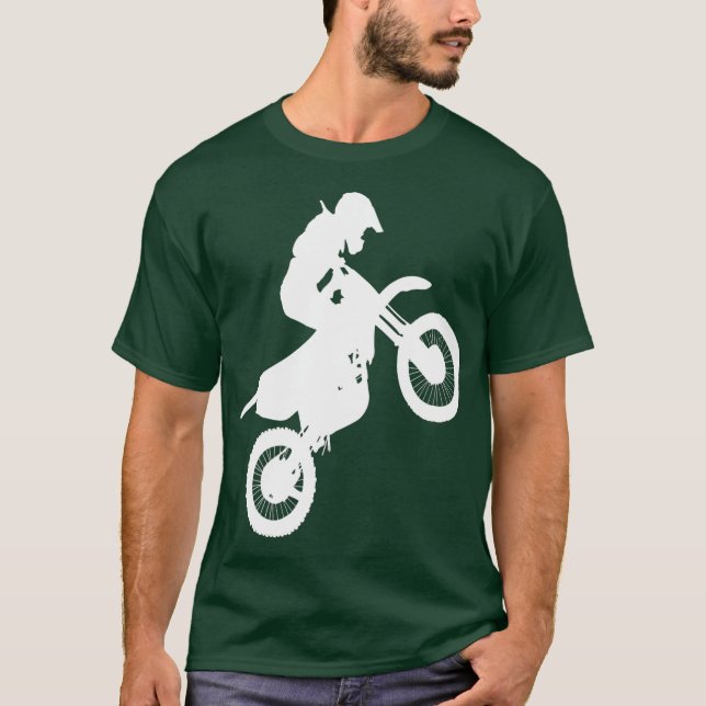 DIRT BIKE FREESTYLE Motocross T Shirt (Framsida)