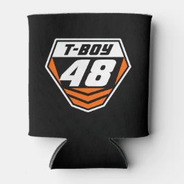 Dirt Bike Front Number Plate: Orange - Light No.