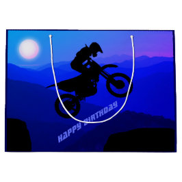 Dirt Bike Full Moon Nattride Motocross Birthday