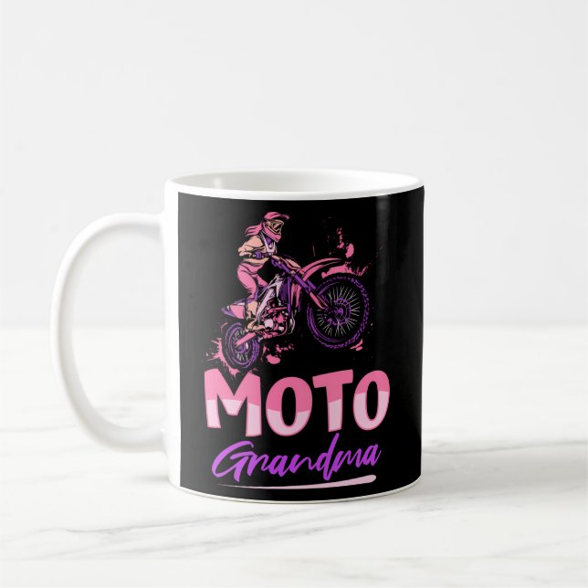 Dirt Bike Grandmor - Mx Supermoto Dirt Biking G Kaffemugg (Vänster)
