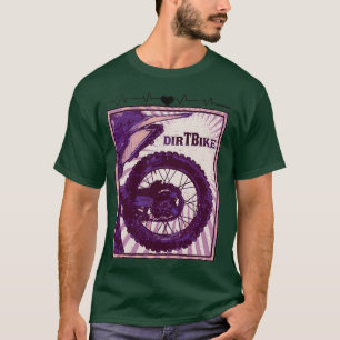 Dirt Bike Heartslag Motorcross Motif (3) T Shirt