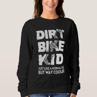 Dirt Bike Kid Motocross Riding Boys Tävla T Shirt