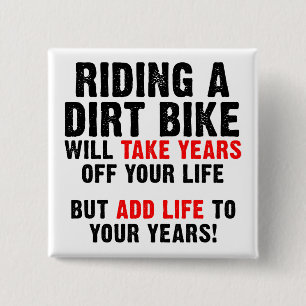 Dirt Bike Life Till Dina År Motocross Knappspänne Knapp
