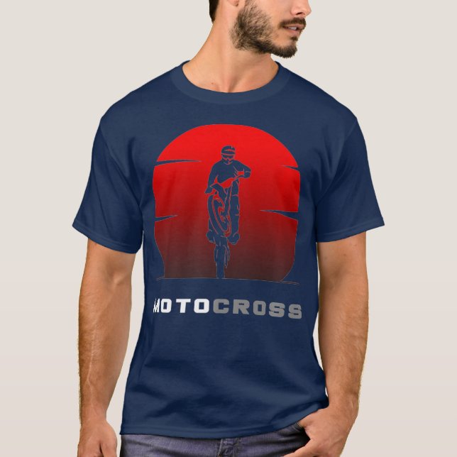 Dirt Bike Motocross Apparel Motocross Dirt Bike T Shirt (Framsida)