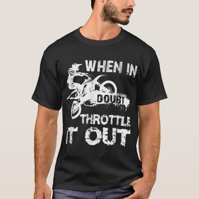 Dirt Bike MotoCross Biker Riding Motorcycle Gift T T Shirt (Framsida)