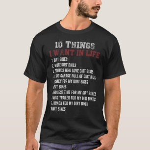 Dirt Bike Motocross Biking Moto Riding T Shirt