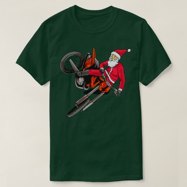 Dirt Bike Motocross Freestyle juljul T Shirt (Design framsida)