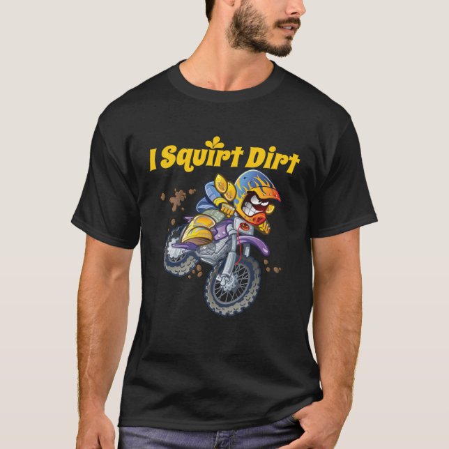 Dirt Bike Motocross-motorcykelutrustning för pojka T Shirt (Framsida)