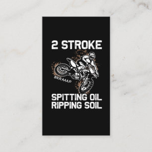 Dirt Bike Motocross Offroad Motorcycle Sport Visitkort