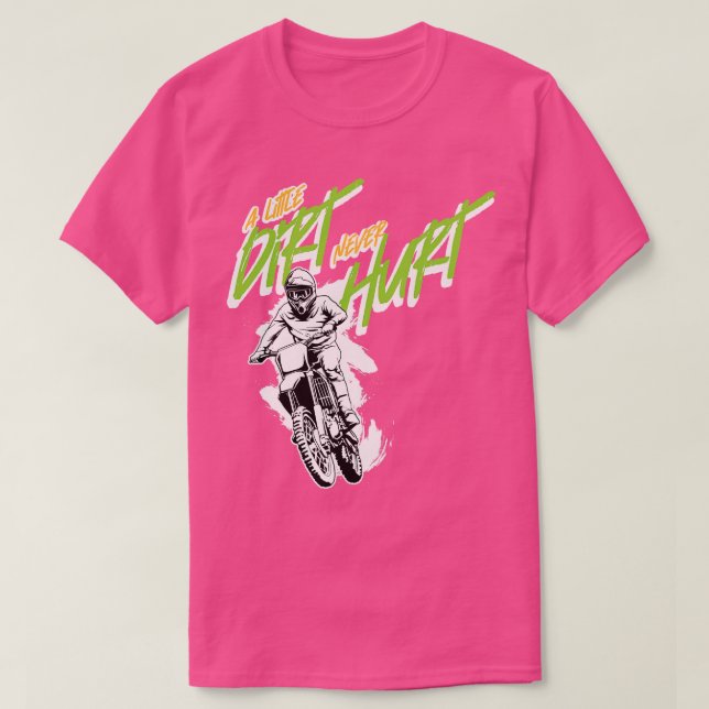 Dirt Bike Motocross T Shirt (Design framsida)