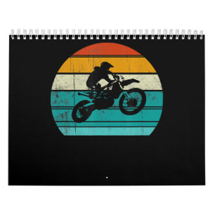 Dirt Bike Motorcycle Gift För manar Kalender