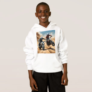 Dirt Bike Motorcykes Tävla i öknen, T Shirt