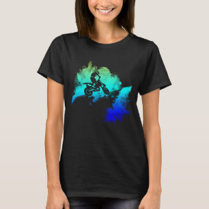 Dirt Bike och Motocross Graphic Design T Shirt