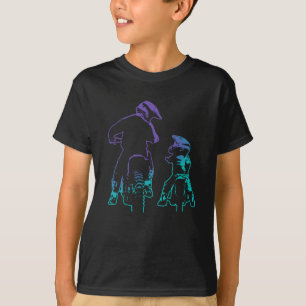 Dirt Bike Pappa och Son Motocross Biking T Shirt