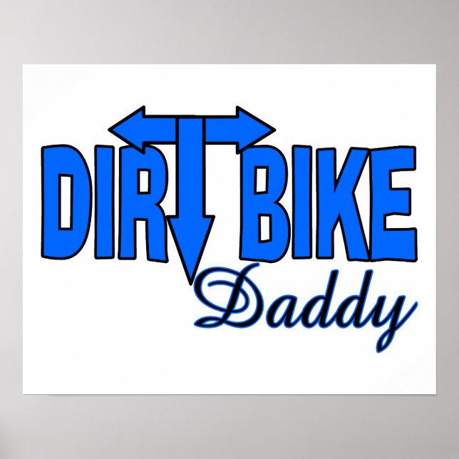Dirt Bike pappa Poster (Framsidan)