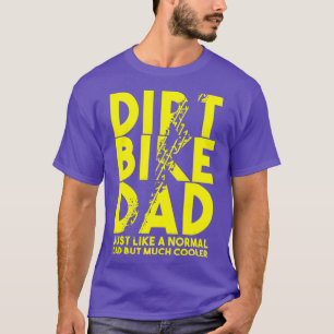 Dirt Bike Pappor Motocross Biker Motorcykel T Shirt