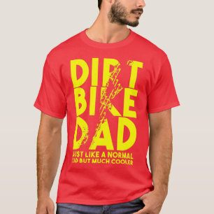Dirt Bike Pappor Motocross Biker Motorcyklar T Shirt