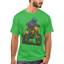 Dirt Bike Rider in Action
