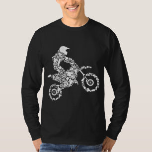 Dirt Bike Rider Motocross Enduro Dirt Biking Boys T Shirt