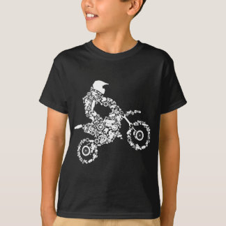 Dirt Bike Rider Motocross Enduro Dirt Biking Boys T Shirt