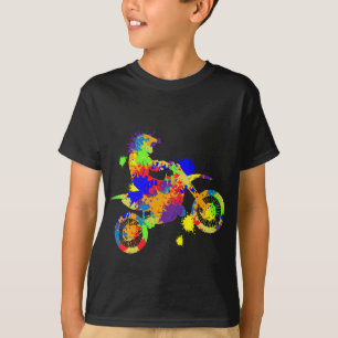 Dirt Bike Rider Motocross Enduro Dirt Biking Boys T Shirt