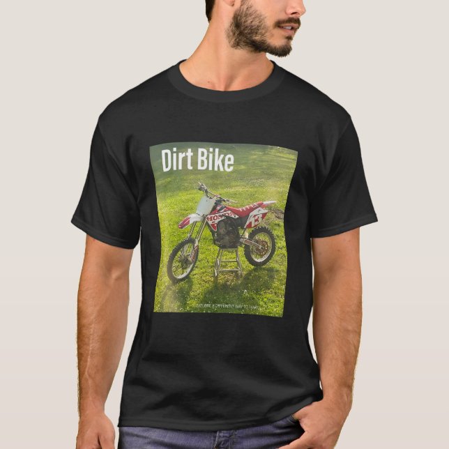 Dirt Bike T Shirt (Framsida)