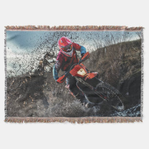 Dirt Cyrider dekorativ kudde Filt