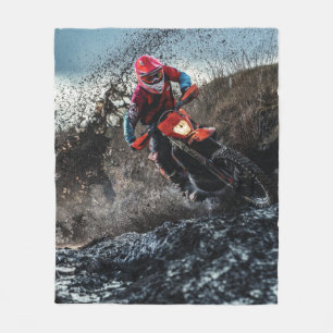 Dirt Cyrider dekorativ kudde Fleecefilt