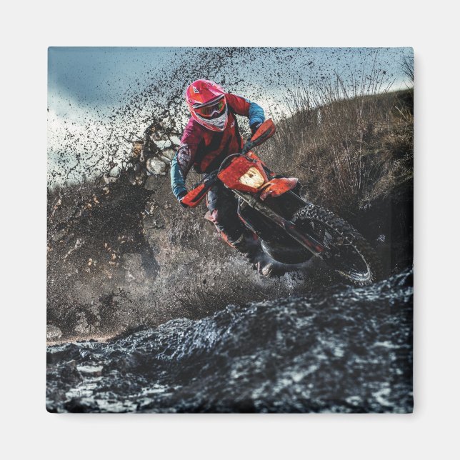 Dirt Cyrider dekorativ kudde Magnet (Framsidan)