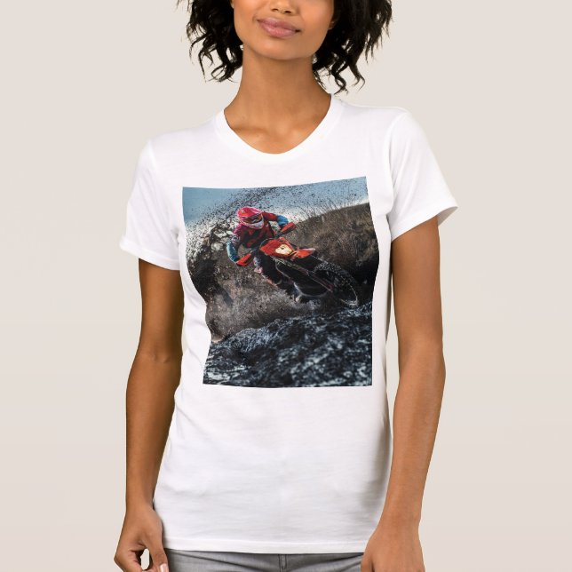 Dirt Cyrider dekorativ kudde T Shirt (Framsida)